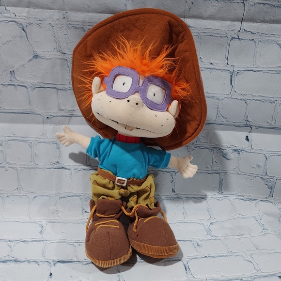 Rugrats Other - Rugrats Chuckie Safari Plush Doll 16" Nickelodeon Nostalgia Nostalgic 90's